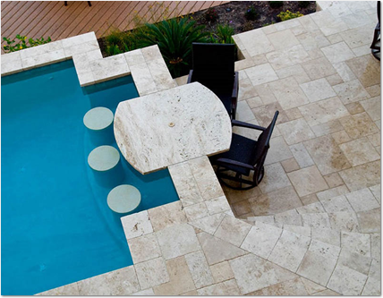 add swim up seating to your pool