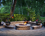 Pool Area Firepit